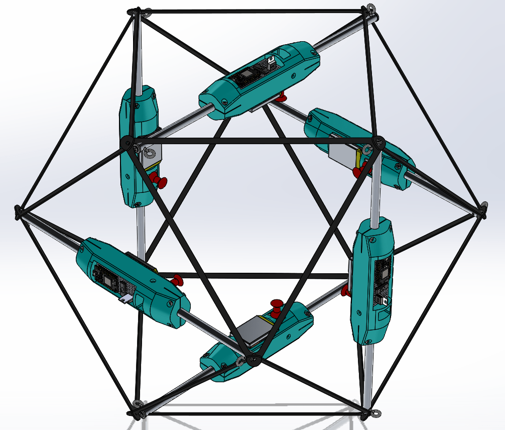 3D Model of Tensegrity Bot